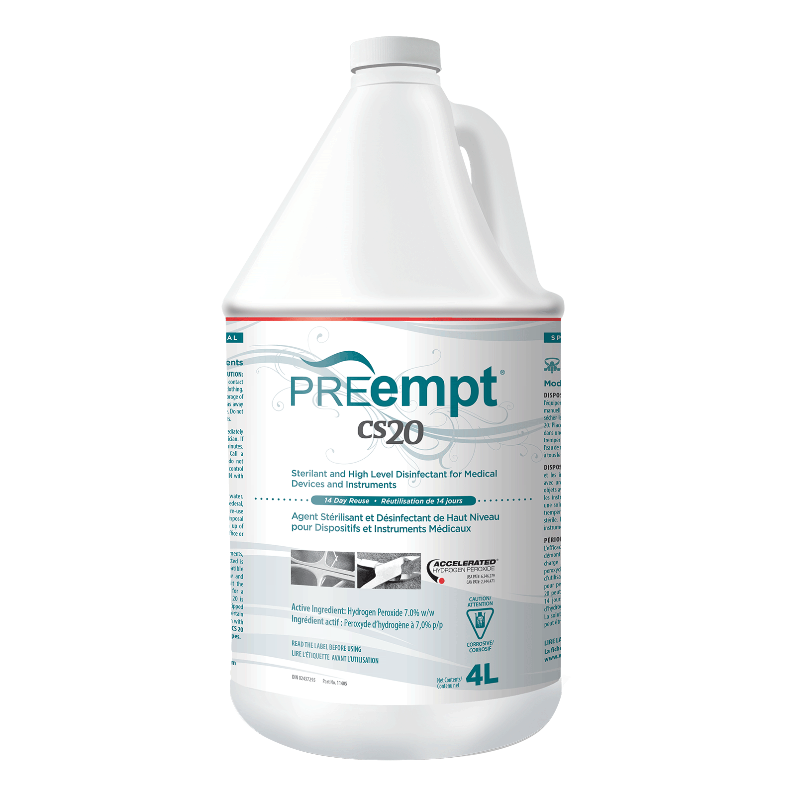 VRX PREempt CS20 Sterilent & High Level Disinfectant Cosmetics Brands