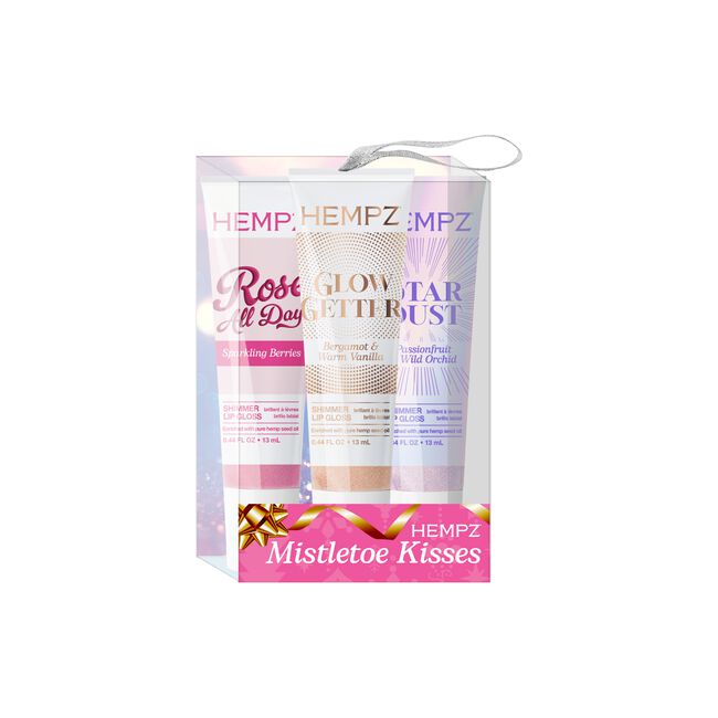 Mistletoe Kisses Moisturizing Shimmer Lip Balm Gift Set