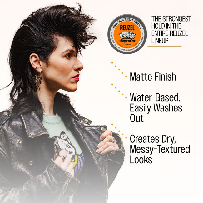 Orange Extreme Hold Matte Pomade