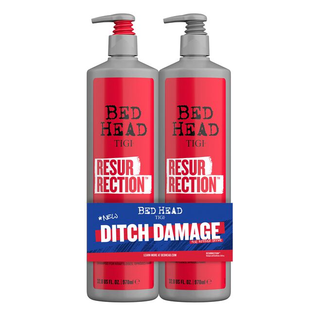Bed Head Resurrection Shampoo, Conditioner Liter Duo