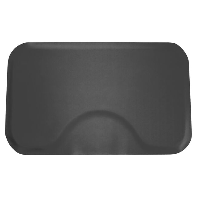 Solid Black Rectangle Mat
