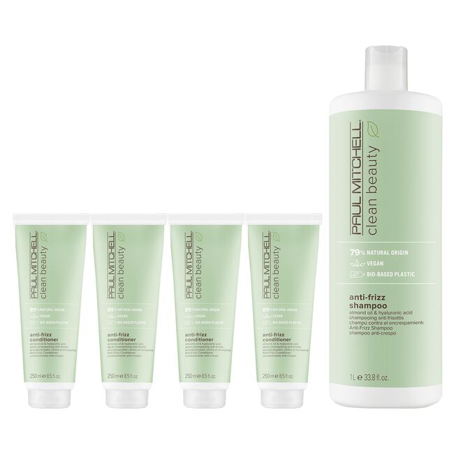 Clean Beauty Anti-Frizz Shampoo Bundle