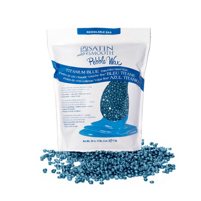 Titanium Blue Thin-Film Hard Pebble Wax