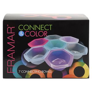 Connect and Color Bowls Rainbow 7 pack