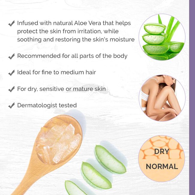 Aloe Vera & Vitamin E Cream Soft Wax