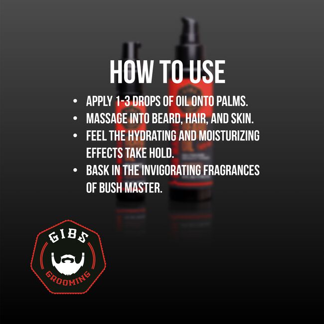 Bush Master Beard, Hair & Tattoo Oil