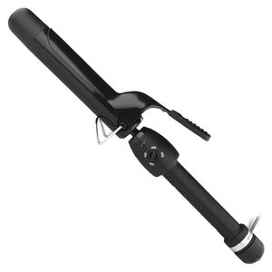 Stay-Temp 1.25 Inch Black Gold Ceramic Curling Iron