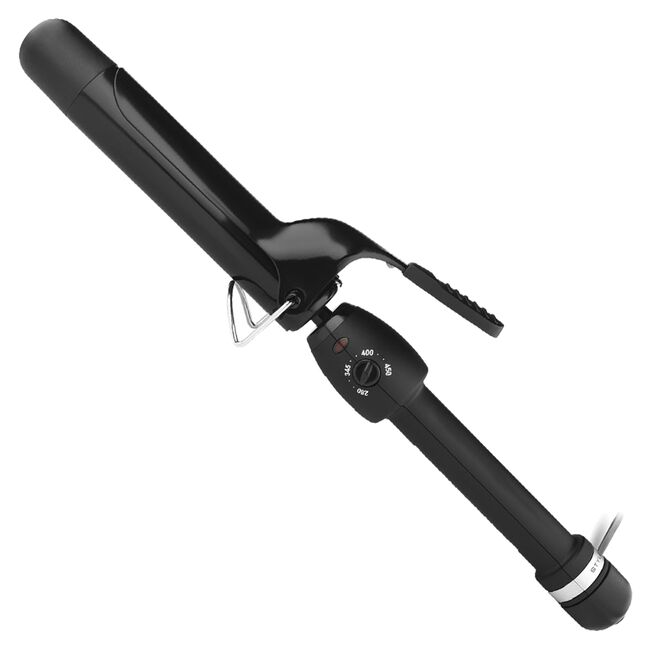 Stay-Temp 1.25 Inch Black Gold Ceramic Curling Iron