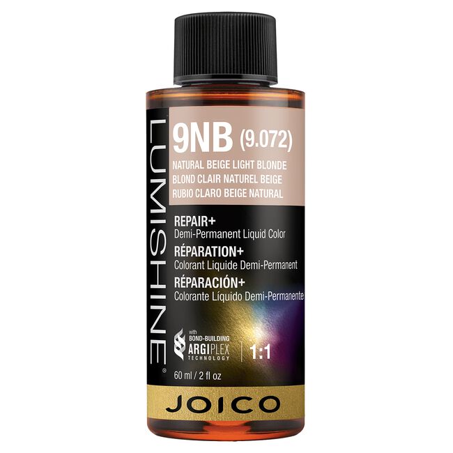 9NB Natural Beige Light Blonde Demi-Permanent Liquid Hair Color