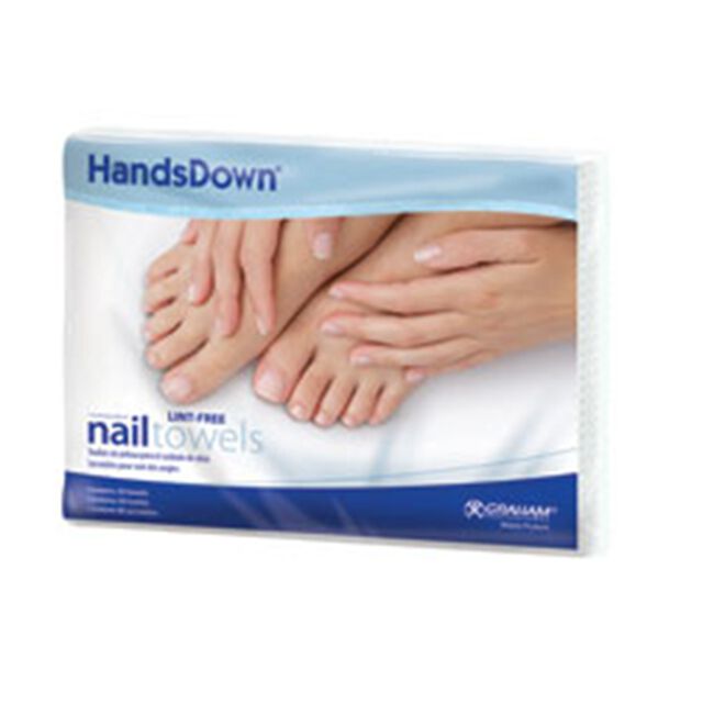 Handsdown 42910 Nail Towels 12" x 16" (50/pack)