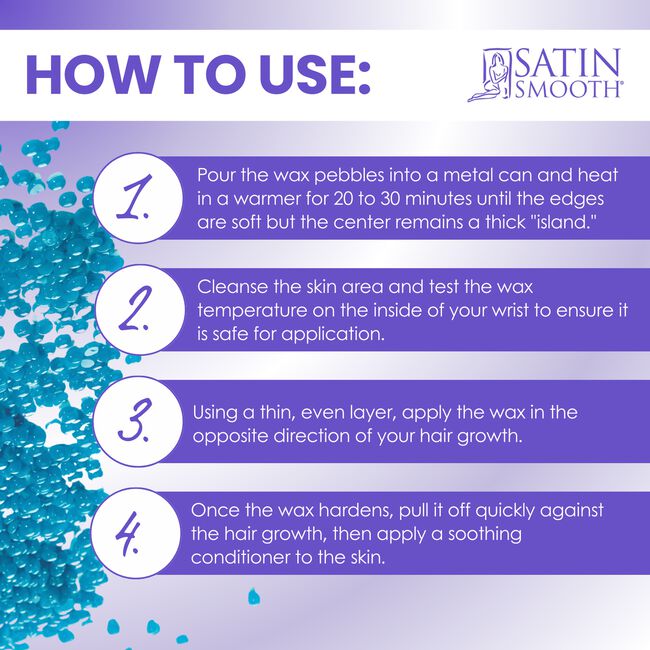 Titanium Blue Thin-Film Hard Pebble Wax