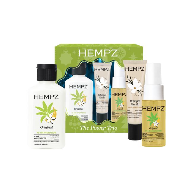 The Power Trio Mini Lotion, Lip Balm & Moisturizing Spray Gift Set