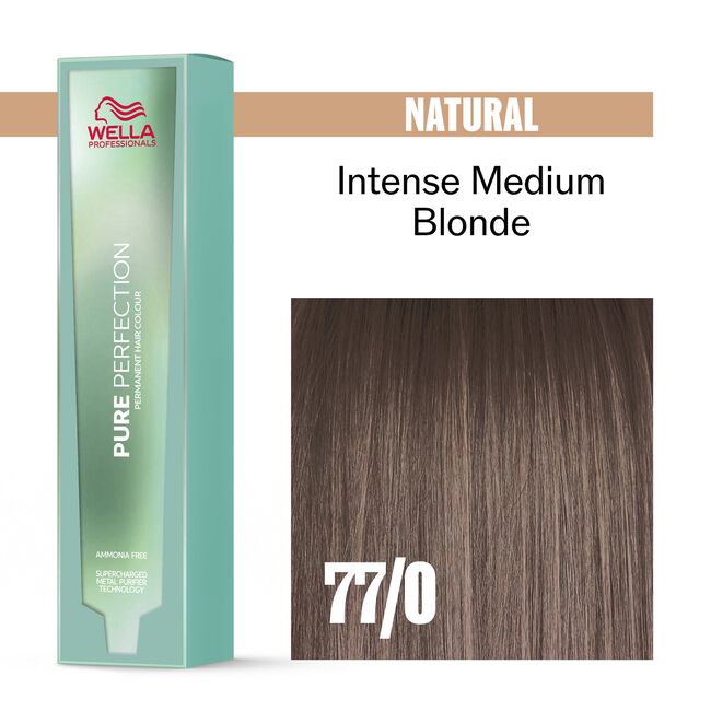 77/0 Natural Intense Medium Blonde Pure Perfection Permanent Hair Color