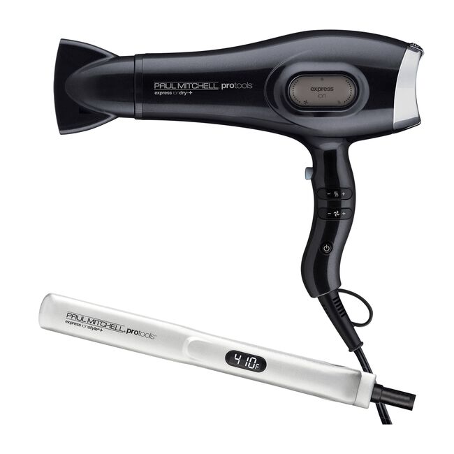 Express Ion Dry+ Hair Dryer & Express Ion Style+ Flat Iron