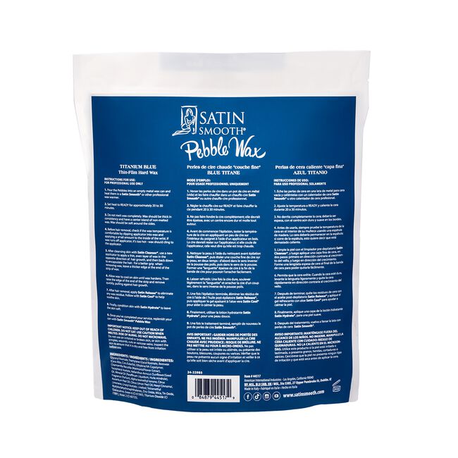 Titanium Blue Thin-Film Hard Pebble Wax