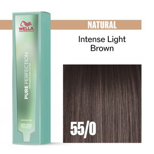 55/0 Natural Intense Light Brown Pure Perfection Permanent Hair Color