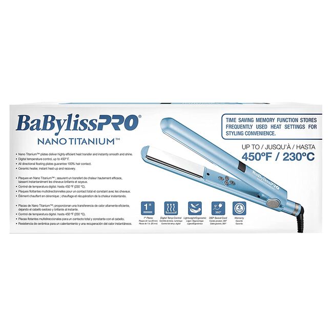 Blue Nano Titanium I-Style 1" Digital Flat Iron