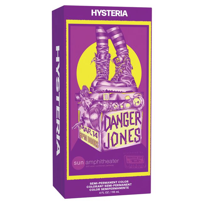 Hysteria Berry SemiPermanent Hair Color Danger Jones CosmoProf