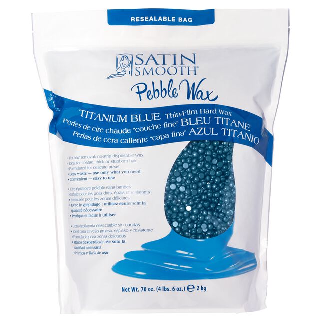 Titanium Blue Thin-Film Hard Pebble Wax