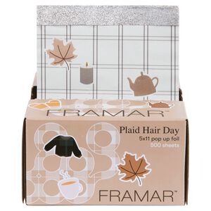 Plaid Hair Day Pop Up Foil