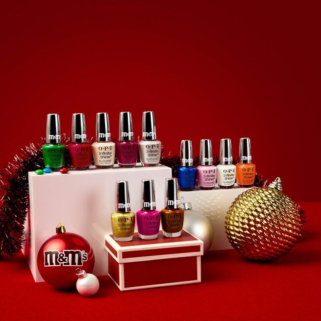 OPI x M&M's Infinite Shine Display