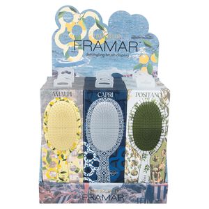 Limoncello Detangle Brush Display