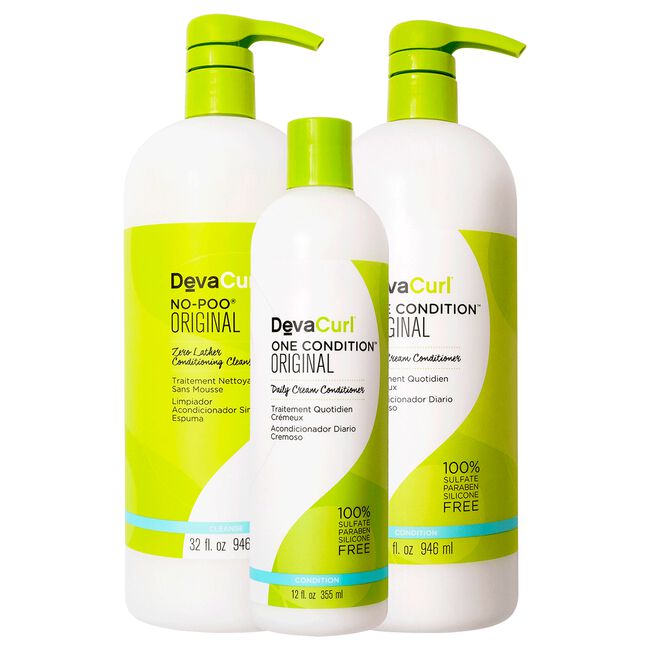 DevaCurl Curly No Poo, One Condition