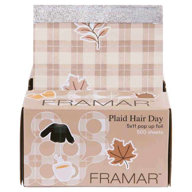 Plaid Hair Day Pop Up Foil