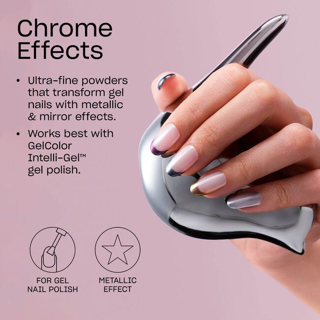 Tin Man Can Glaze Chrome Effects Mirror-Shine Nail Powder