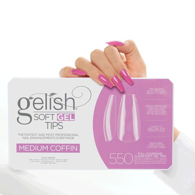 Medium Coffin Soft Gel Tips
