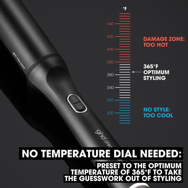 Black Chronos Curve Max 1.5" Wand