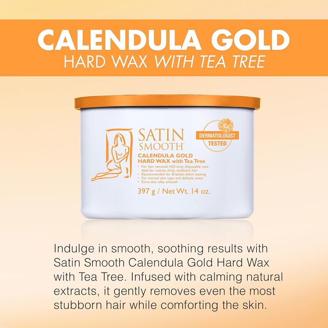 Calandula Gold & Tea Tree Hard Wax