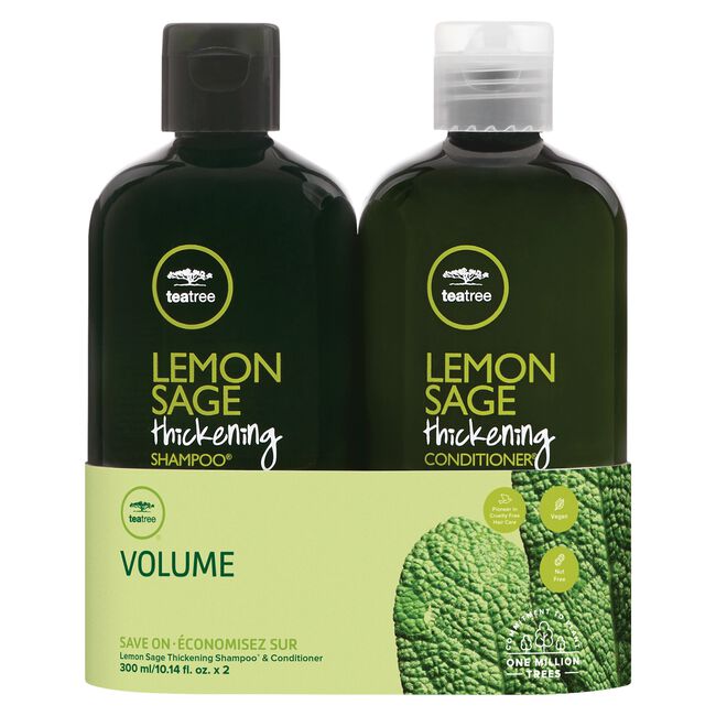 Tea Tree Lemon Sage Thickening Shampoo and Conditioner Duo