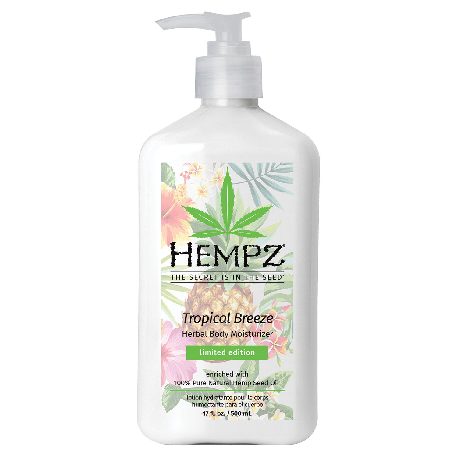 Tropical Breeze Herbal Body Moisturizer Hempz CosmoProf