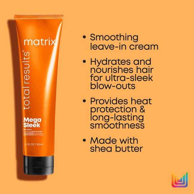 Mega Sleek Blow Down Leave-In Cream
