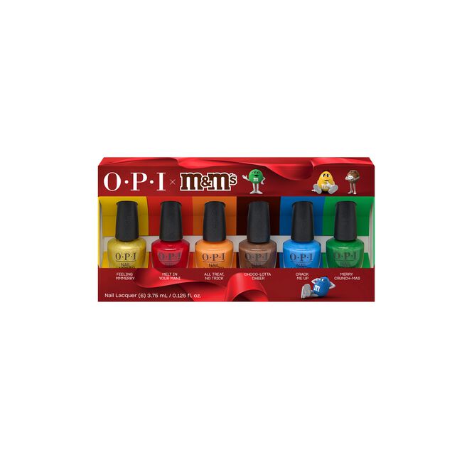 OPI x M&M's Mini Nail Lacquer Kit