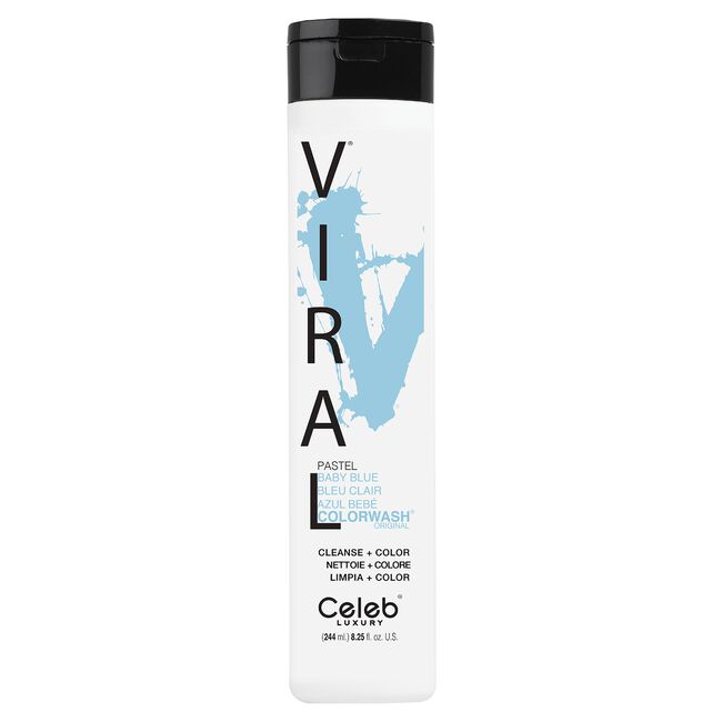 Viral Pastel Baby Blue Colorwash