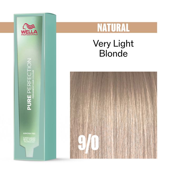 9/0 Natural Very Light Blonde Pure Perfection Permanent Hair Color