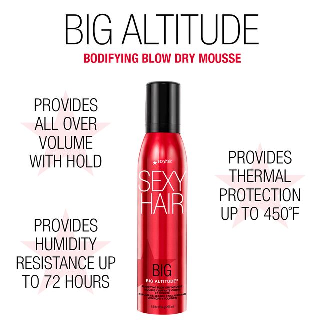 Big Altitude Bodifying Blow Dry Mousse