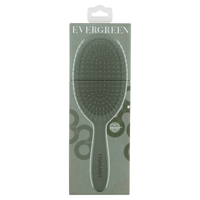 Evergreen Neutrals Sage Detangle Brush