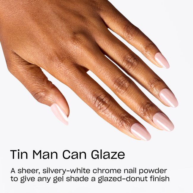 Tin Man Can Glaze Chrome Effects Mirror-Shine Nail Powder