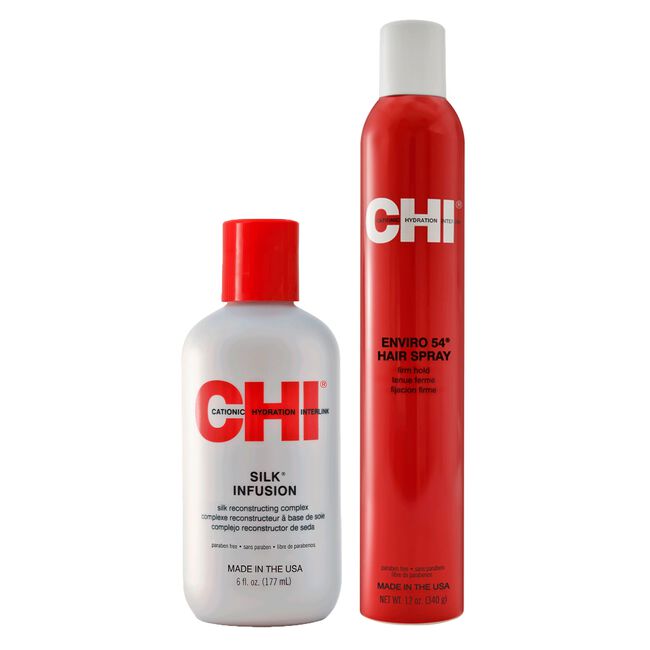 CHI Silk Infusion, Enviro Firm Flex Hairspray 55%