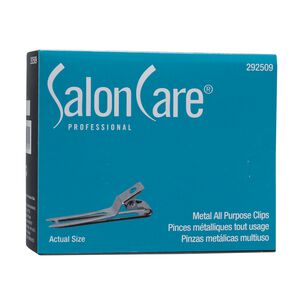 Salon Care All Purpose Metal Clips - 80 Pack