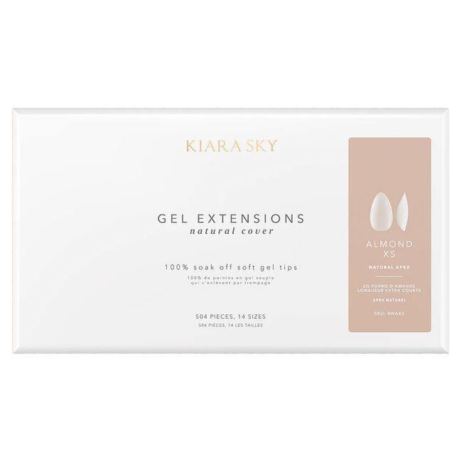 Almond Natural Cover Gel Extensions