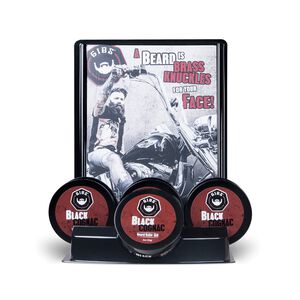 Black Kodiak Beard Balm Display with tester  - 7 count