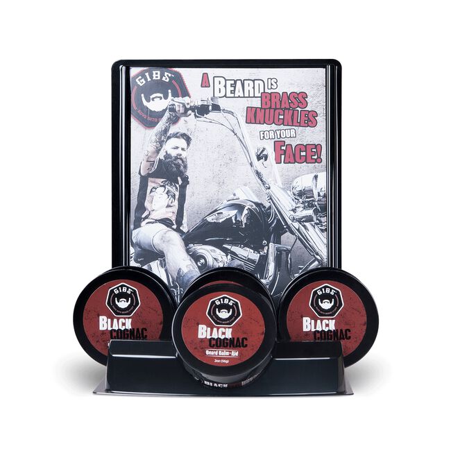 Black Kodiak Beard Balm Display with tester  - 7 count