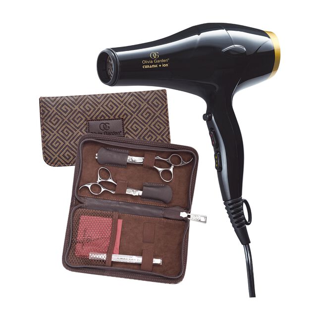 Ceramic+Ion Dryer with Silkcut Shear & Thinner Kit