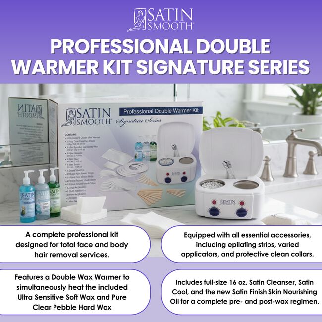 Signature Series Professional Double Wax Warmer Kit