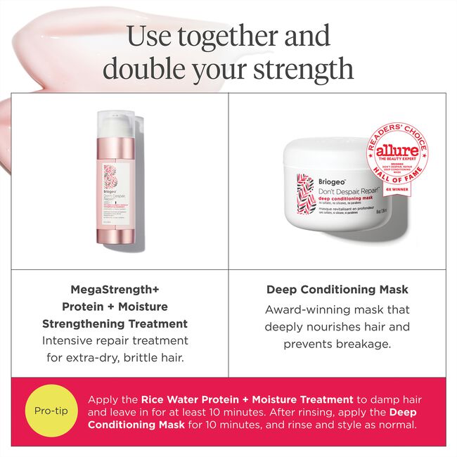 Don't Despair, Repair! MegaStrength+ Rice Water Protein & Moisture Strengthening Treatment