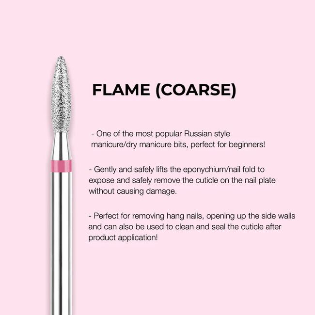 Coarse Flame Cuticle Bit